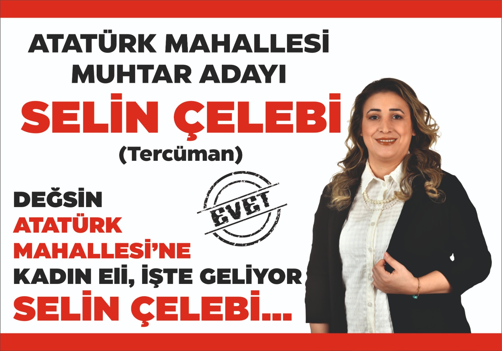 Balıkesir Atatürk Mahallesi Muhtar Adayı Selin Çelebi